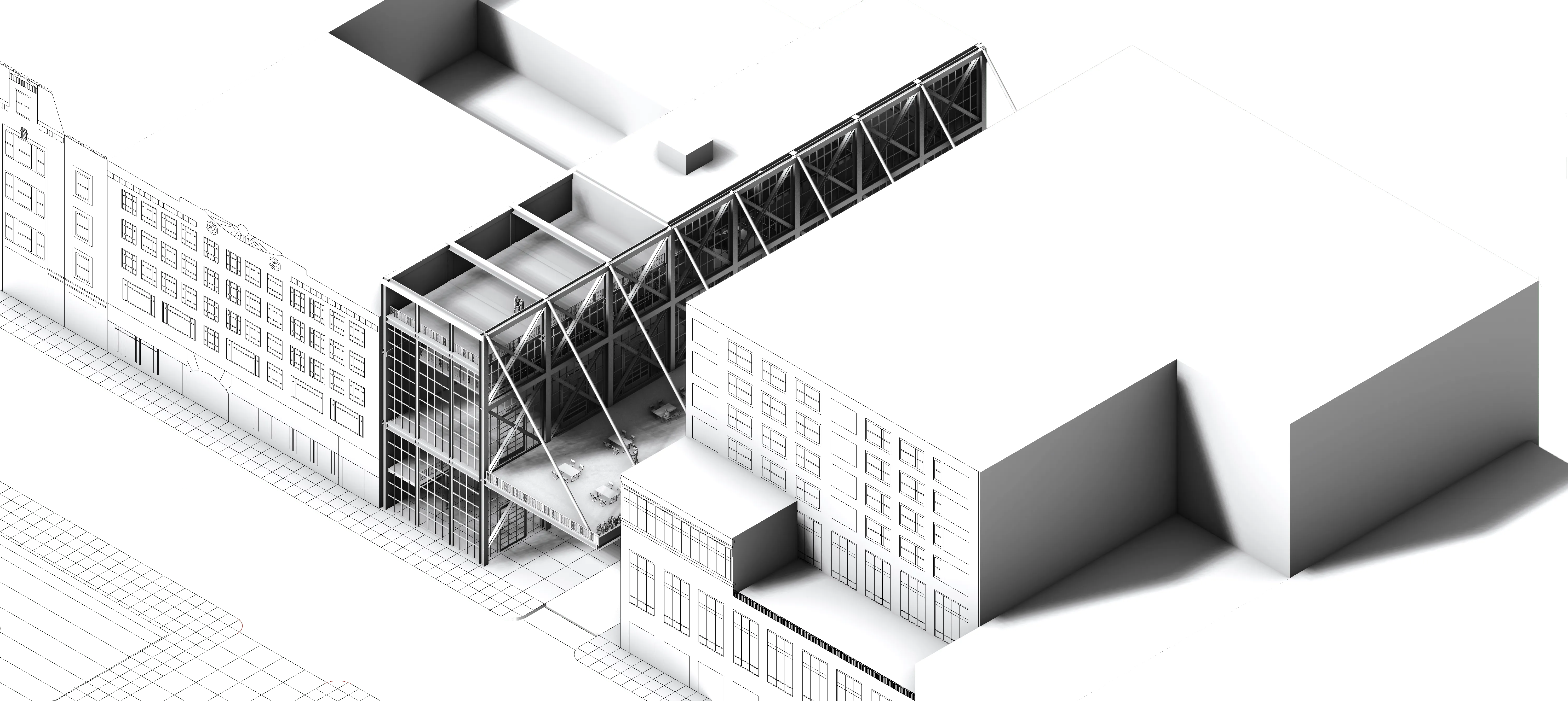 330 North Wabash Precedent Study Axon