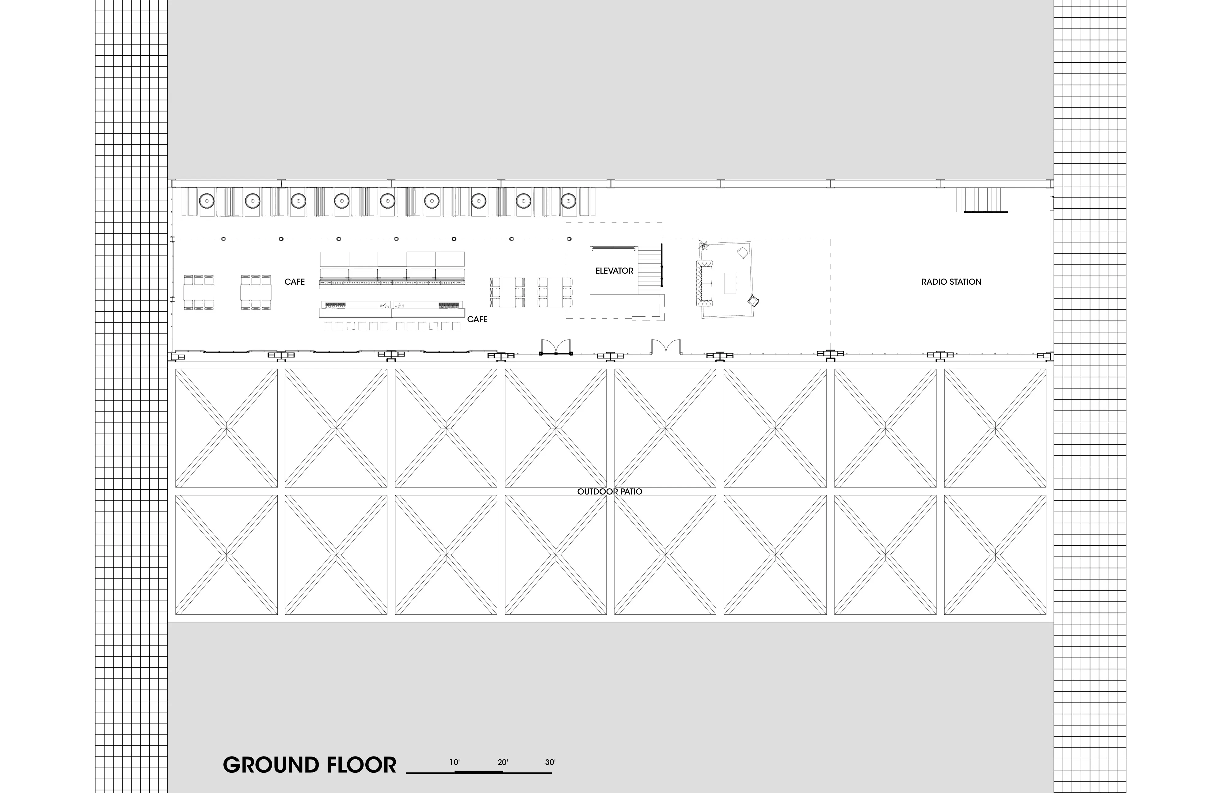 330 North Wabash Precedent Study Ground Floor Plan