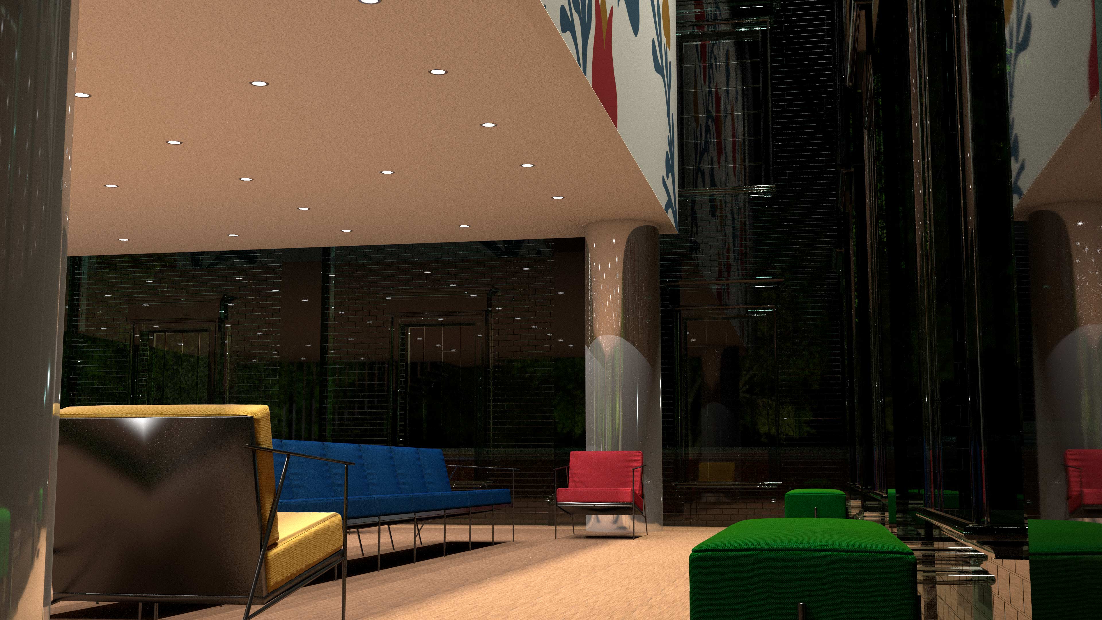 Crystal Pavilion Interior Render