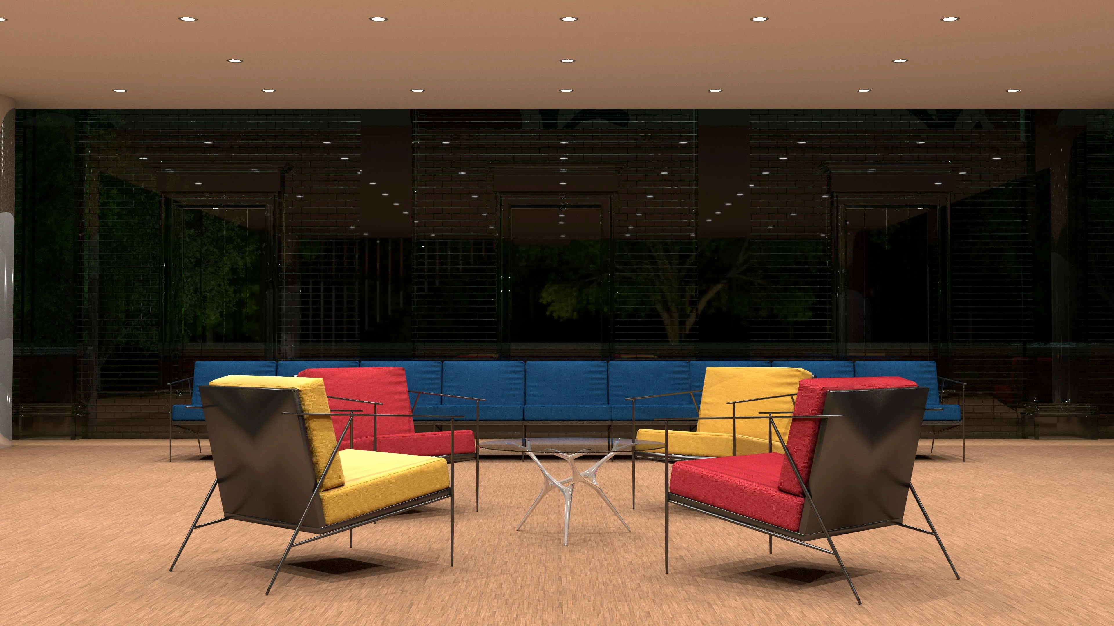 Crystal Pavilion Interior Render