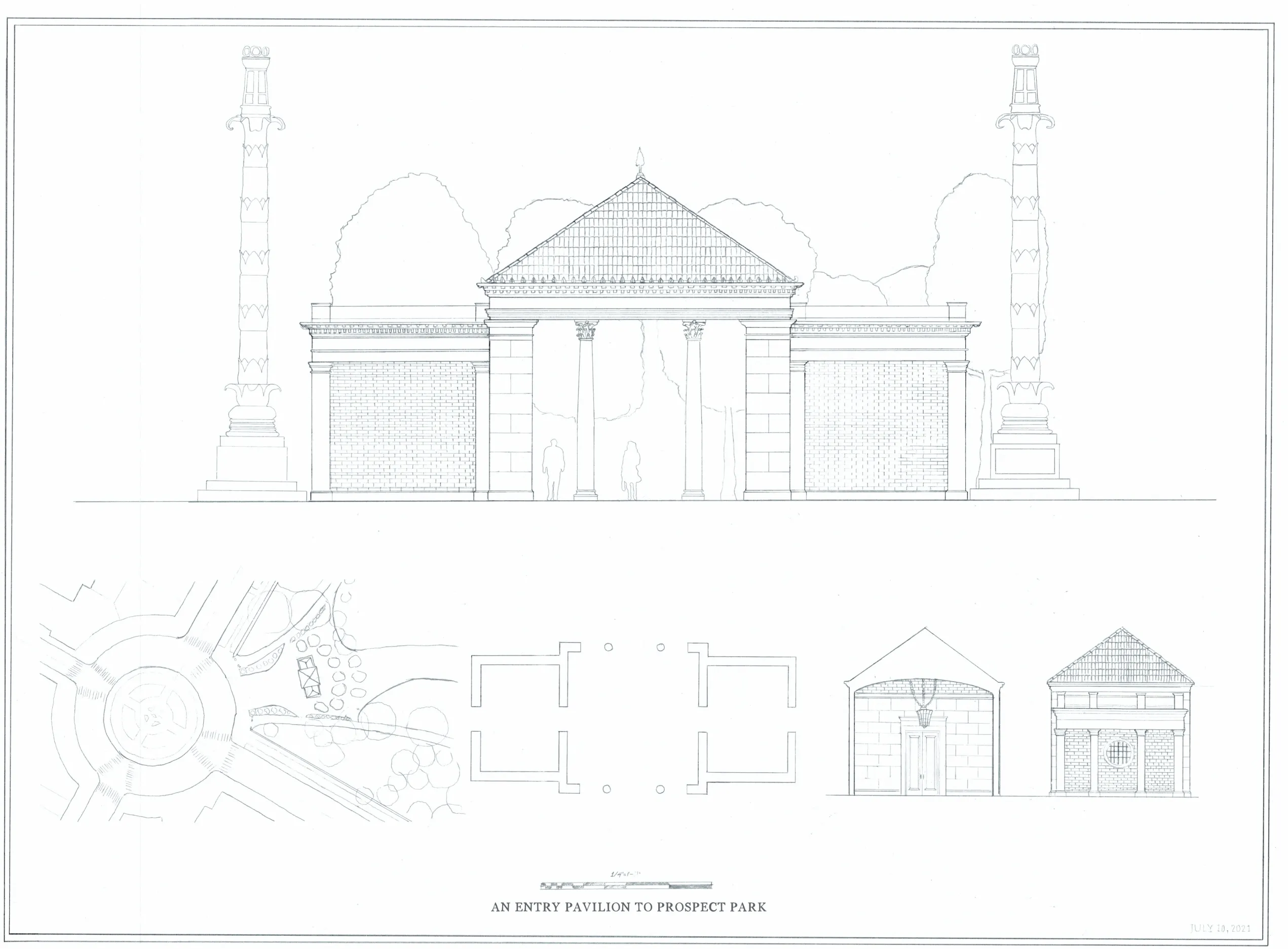An Entry Pavilion to Prospect Park - Ethan Fox - Summer 2021